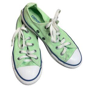 Converse Chuck Taylor All Star Low‎ Top Sneakers Unisex Kids Size 1 Mint Green